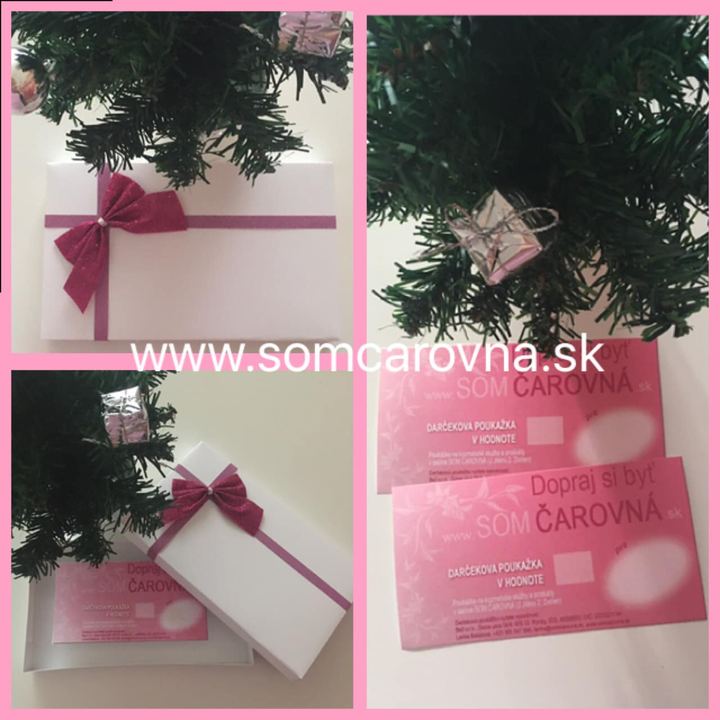 Darčekové poukážky – salón SOM ČAROVNÁ Zvolen