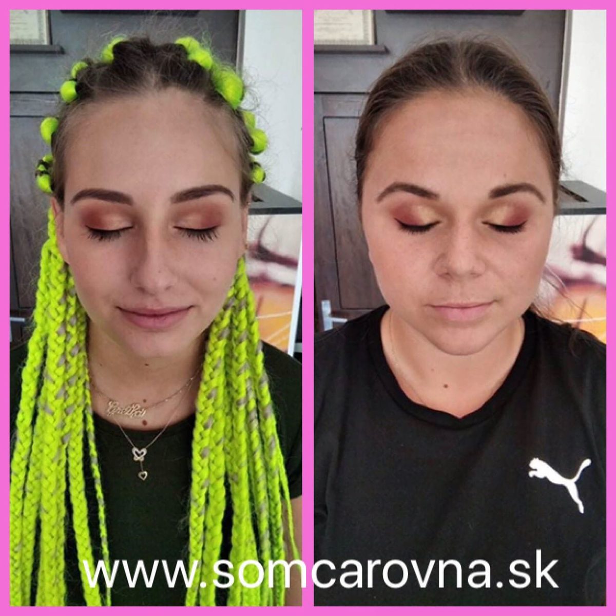Líčenie pre družičky – salón SOM ČAROVNÁ Zvolen
