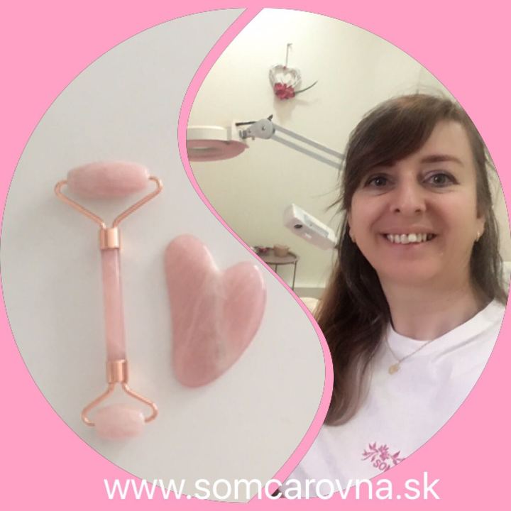 Masáž ruženínovým kameňom Gua-sha – salón SOM ČAROVNÁ Zvolen